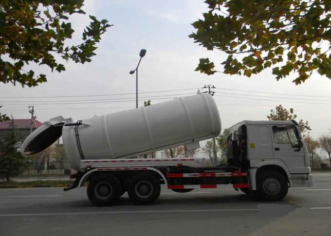De Vrachtwagen van de de Rioleringszuiging van 20CBM LHD 336HP met Tijdbesparende Vacuümpomp