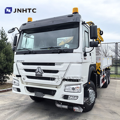 Sinotruk HOWO 6x4 400 pk vrachtwagen met 10 ton boom kraan vrachtwagen China Factory