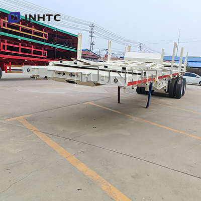 2assen 3assen 50ton 20ft 40ft 45ft flatbed flatbed container half-trailer flatbed trailer