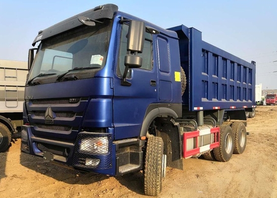 Sinotruk 6x4 371 Zware de Stortplaatsvrachtwagen van de Paardmacht 25 Ton Blauwe Kleuren Met lange levensuur