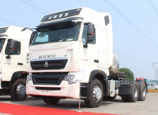 Witte Eerste SINOTRUK 371HP - verhuizersvrachtwagen 10 de Tractor Hoofdvrachtwagen van Bandhowo