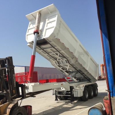 50 - 70T Sinotruk CIMC 45cbm-de Vrachtwagenaanhangwagen van de Kippersstortplaats voor de Lading van het Bauxieterts