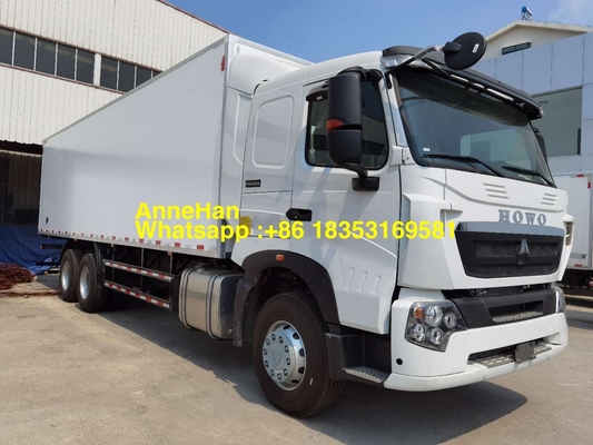 Enige Cabine 12 Wielen8x4 Ijskast Van Cargo Truck