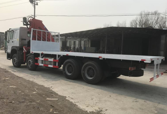 10T 336hp 10 de Opgezette Kraan ZZ1257M4341W van Wielensinotruk Xcmg Vrachtwagen