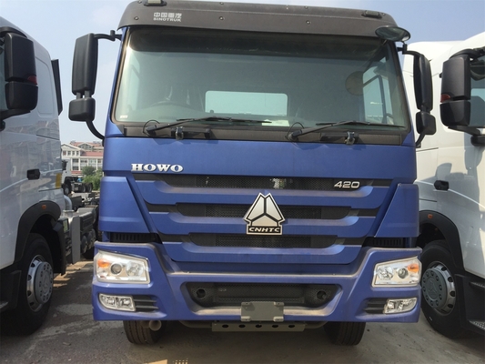 Blauwe Sinotruk Eerste Howo 371 - van de de Tractoraanhangwagen van de verhuizersvrachtwagen de Vrachtwagen ZZ4257N3241W