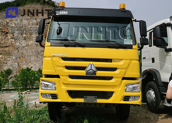371HP Sinotruk HOWO 6X4 Tipper Truck Yellow 25 Ton