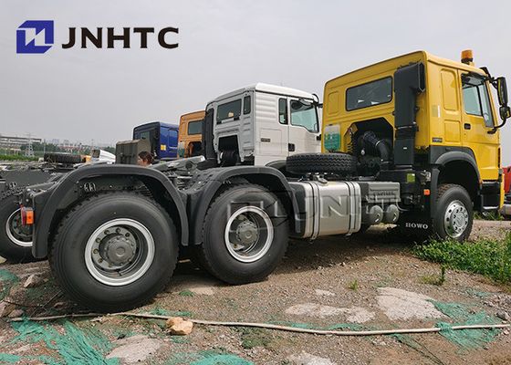 371HP Sinotruk HOWO 6X4 Tipper Truck Yellow 25 Ton