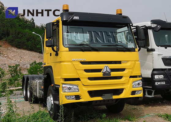 371HP Sinotruk HOWO 6X4 Tipper Truck Yellow 25 Ton