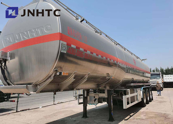 Aanhangwagen 3 Assen Q235 Q345 van de aluminium45000l Olietanker