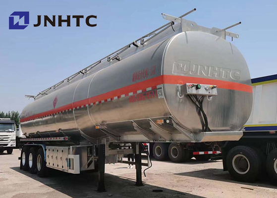 Aanhangwagen 3 Assen Q235 Q345 van de aluminium45000l Olietanker