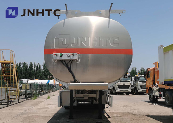 Aanhangwagen 3 Assen Q235 Q345 van de aluminium45000l Olietanker