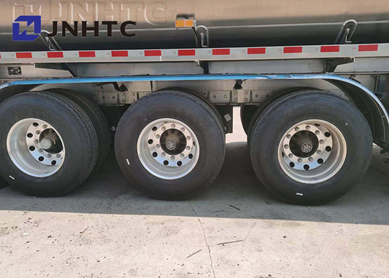 Aanhangwagen 3 Assen Q235 Q345 van de aluminium45000l Olietanker