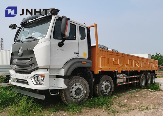 Sinotruk8x4 Hohan Vlakke Achtervrachtwagens 31tons Lhd met Opheffende As