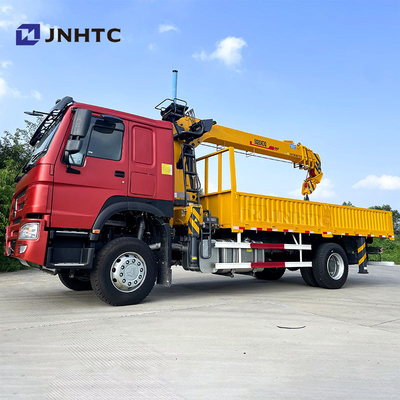 Sinotruk HOWO 4x2 300 pk kraan vrachtwagen handgeschakelde transmissie