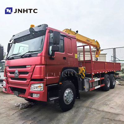 Sinotruk HOWO 6x4 rechte arm kraan vrachtwagen 10 wielen 340 pk 10 ton