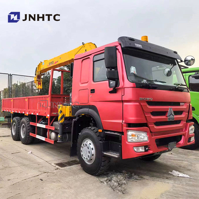 Sinotruk HOWO 6x4 rechte arm kraan vrachtwagen 10 wielen 340 pk 10 ton