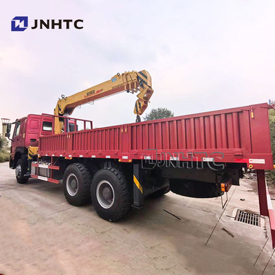 Sinotruk HOWO 6x4 rechte arm kraan vrachtwagen 10 wielen 340 pk 10 ton