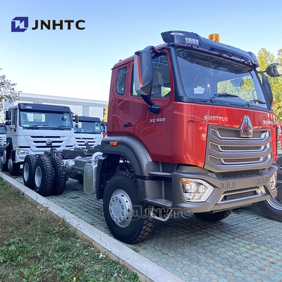 Howo NX Heavy Duty Dump Truck Chassis 6x4 380 pk 10 Wielen Tipper Truck Chassis