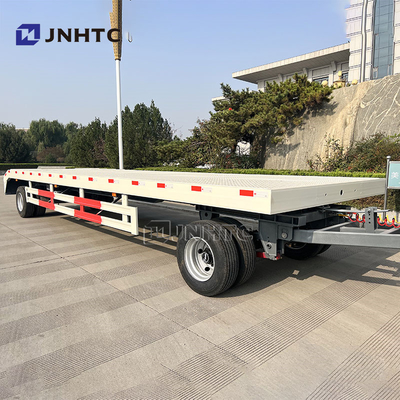 2 assen staal laag bed vol trailer voor 40 &quot;container