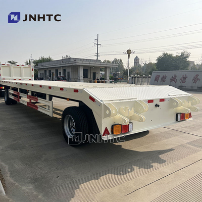 2 assen staal laag bed vol trailer voor 40 &quot;container