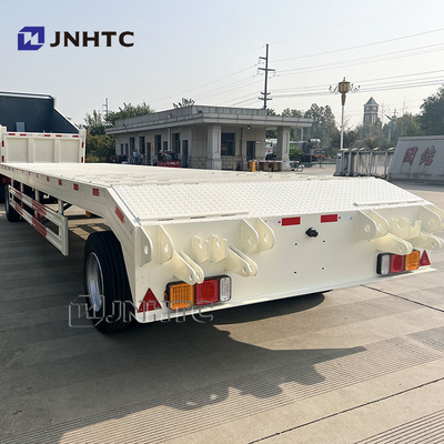 2 assen staal laag bed vol trailer voor 40 &quot;container