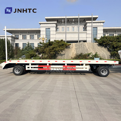 2 assen staal laag bed vol trailer voor 40 &quot;container