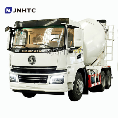 Nieuwe Shacman E6 Betonmixer Truck Wit Kleur 6x4 10 Wielen 6cbms