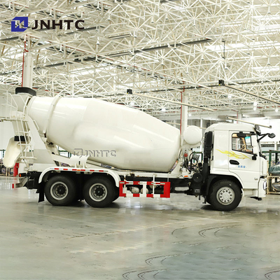 Nieuwe Shacman E6 Betonmixer Truck Wit Kleur 6x4 10 Wielen 6cbms