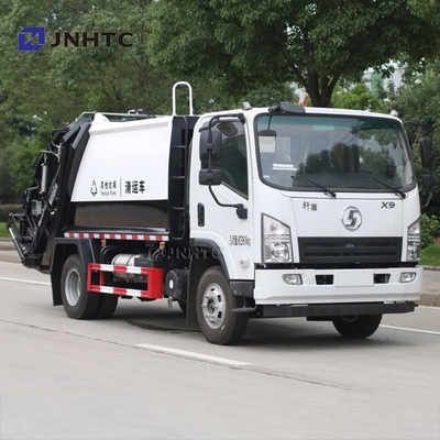 Shacman X9 vuilniscompressor vrachtwagen 4X2 160 pk 12CBM vuilniswagen te koop