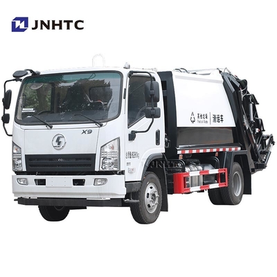 Shacman X9 vuilniscompressor vrachtwagen 4X2 160 pk 12CBM vuilniswagen te koop
