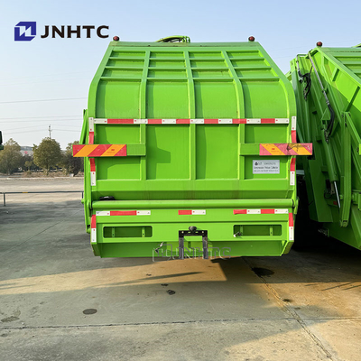HOWO 6x4 vuilniswagen Compactor Euro 2 Afvalverwijdering Vuilniswagen Achterlader Truck Groen Diesel Model Nieuw