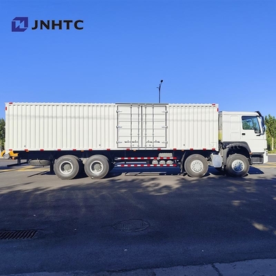 Sinotruk Howo vrachtwagen 7.2m Van vrachtwagen 8*4 400 pk 12 wielen beste product