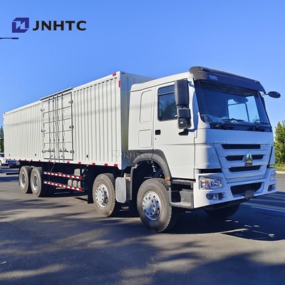 Sinotruk Howo vrachtwagen 7.2m Van vrachtwagen 8*4 400 pk 12 wielen beste product