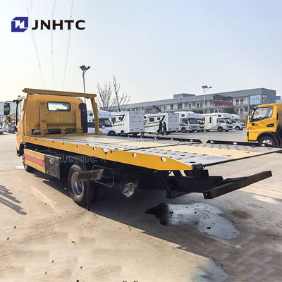 Howo 4*2 3-5 ton flatbed lichte duty wrecker sleepwagen met goedkope prijs te koop