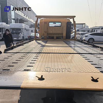 Howo 4*2 3-5 ton flatbed lichte duty wrecker sleepwagen met goedkope prijs te koop