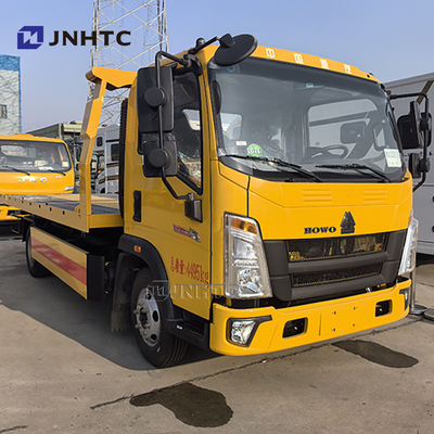 Howo 4*2 3-5 ton flatbed lichte duty wrecker sleepwagen met goedkope prijs te koop