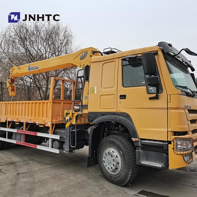 Howo Straight Arm Cargo met Kran Truck 6x4 10 Wielen 380hp 10T Goede prijs