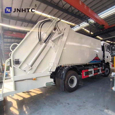 Shacman vuilniscompacte vrachtwagen H3000 345HP 4X2 6 wielen Compactor vuilnisbak vrachtwagen