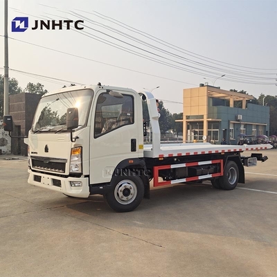 Howo Flatbed Light Duty Wrecker sleeptruck 4X2 3-5 ton met goedkope prijs te koop