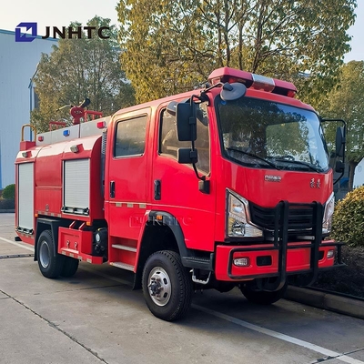 Nieuwe Howo Brandweer Truck 5000L Water Schuim Tanker 4X4 Brandweer Truck Goede prijs