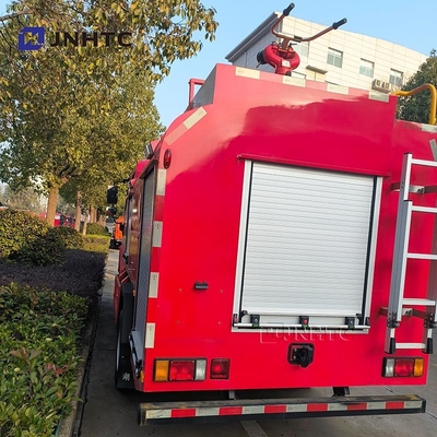 Nieuwe Howo Brandweer Truck 5000L Water Schuim Tanker 4X4 Brandweer Truck Goede prijs