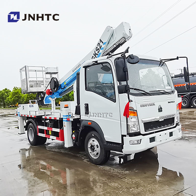 Howo 4x2 Bucket Truck Aerial Working Platform Truck Mounted High Altitude Operation Truck Voor het onderhoud van straatverlichting