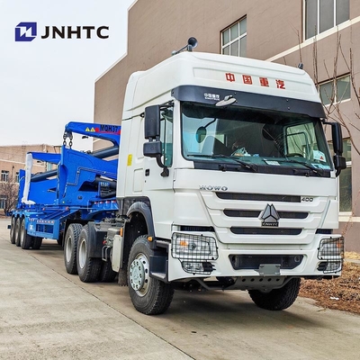 Nieuwe China Officiële Truck Container Side Lifter Lowbed Semi-Trailer Met Kran Hoogkwaliteit