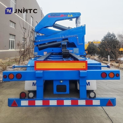 Nieuwe China Officiële Truck Container Side Lifter Lowbed Semi-Trailer Met Kran Hoogkwaliteit