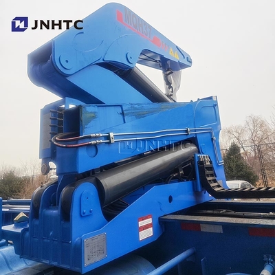 Nieuwe China Officiële Truck Container Side Lifter Lowbed Semi-Trailer Met Kran Hoogkwaliteit