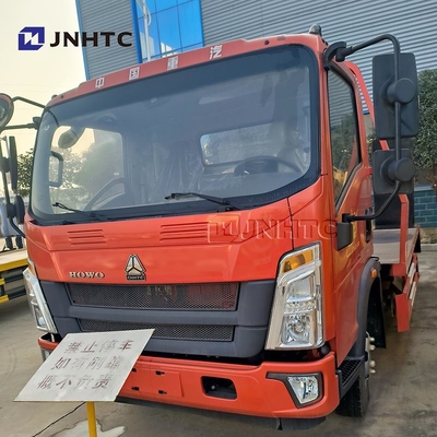 HOWO Wrecker Truck 4x2 5ton Excavator Loader Loading Tow Wrecker Flatbed Cargo Truck