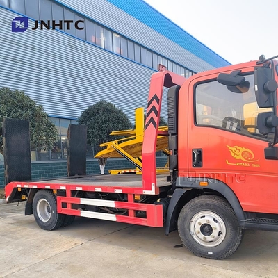 HOWO Wrecker Truck 4x2 5ton Excavator Loader Loading Tow Wrecker Flatbed Cargo Truck
