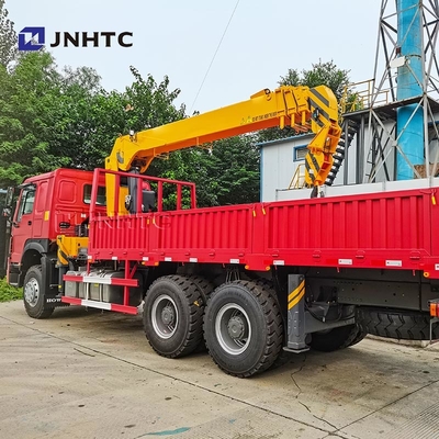 HOWO Trekarm kraan Truck 6X4 10 Wielen 340 pk 10 Ton vrachtwagen met kraan