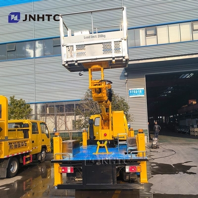 Operatietractor op grote hoogte 4x2 12m 18m Teleskopisch boom platform Truck