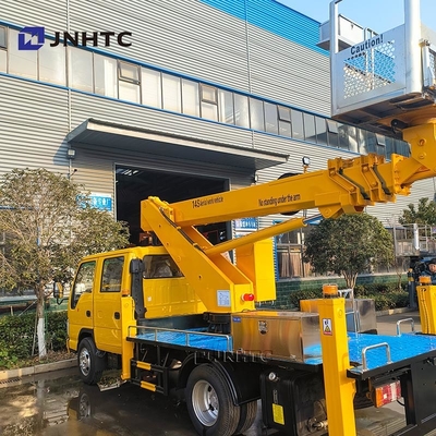 Operatietractor op grote hoogte 4x2 12m 18m Teleskopisch boom platform Truck